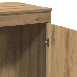 vidaXL Escritorio de madera de ingeniería 100x50x76 cm Roble artisan Outlet