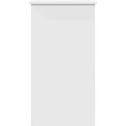 vidaXL Escritorio de madera contrachapada 80x40x75 cm Blanco Outlet