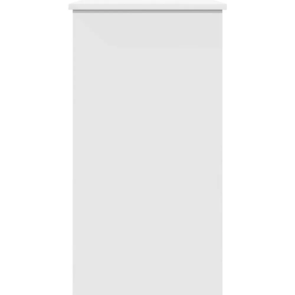 vidaXL Escritorio de madera contrachapada 80x40x75 cm Blanco Outlet