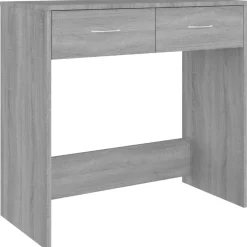 vidaXL Mobiliario De Oficina-Escritorio de madera contrachapada 80x40x75 cm