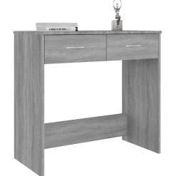 vidaXL Mobiliario De Oficina-Escritorio de madera contrachapada 80x40x75 cm