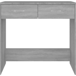 vidaXL Mobiliario De Oficina-Escritorio de madera contrachapada 80x40x75 cm