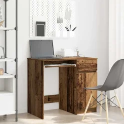 vidaXL Escritorio de madera vieja 86x49x76 cm Madera de ingeniería Madera antigua Online