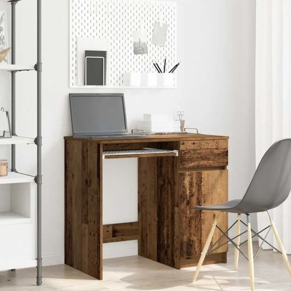 vidaXL Escritorio de madera vieja 86x49x76 cm Madera de ingeniería Madera antigua Online