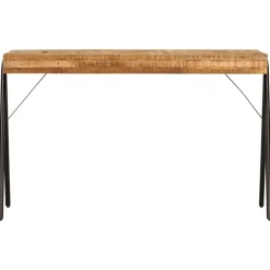 vidaXL Escritorio de madera maciza de mango 118x50x75 cm Outlet