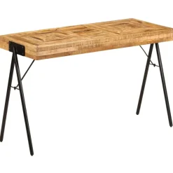 vidaXL Escritorio de madera maciza de mango 118x50x75 cm Outlet