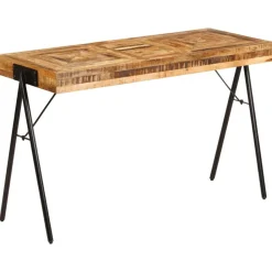vidaXL Escritorio de madera maciza de mango 118x50x75 cm Outlet