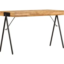 vidaXL Escritorio de madera maciza de mango 118x50x75 cm Outlet