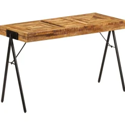 vidaXL Escritorio de madera maciza de mango 118x50x75 cm Outlet