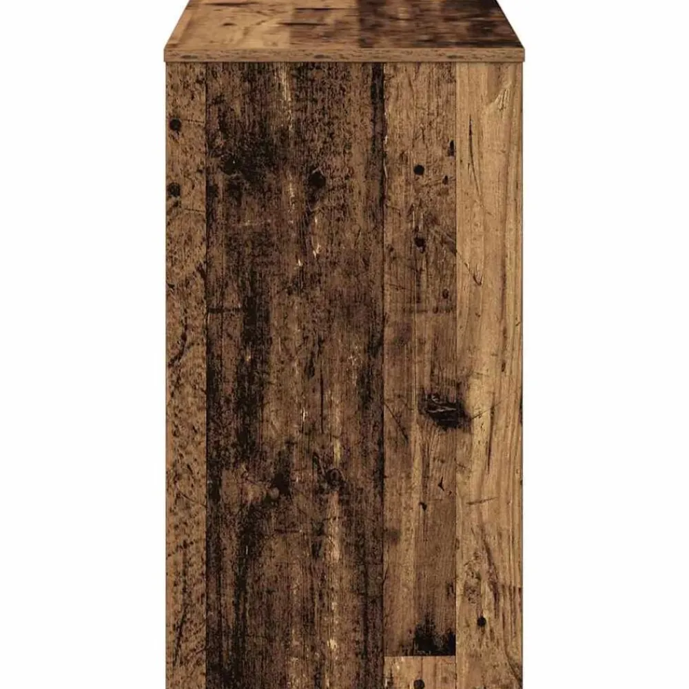 vidaXL Mobiliario De Oficina-Escritorio de madera contrachapada madera envejecida 90x40x72cm