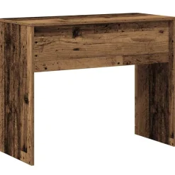 vidaXL Mobiliario De Oficina-Escritorio de madera contrachapada madera envejecida 90x40x72cm