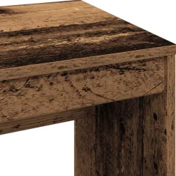 vidaXL Mobiliario De Oficina-Escritorio de madera contrachapada madera envejecida 90x40x72cm