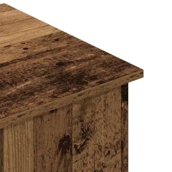 vidaXL Mobiliario De Oficina-Escritorio de madera de ingeniería envejecida 100x55x75 cm