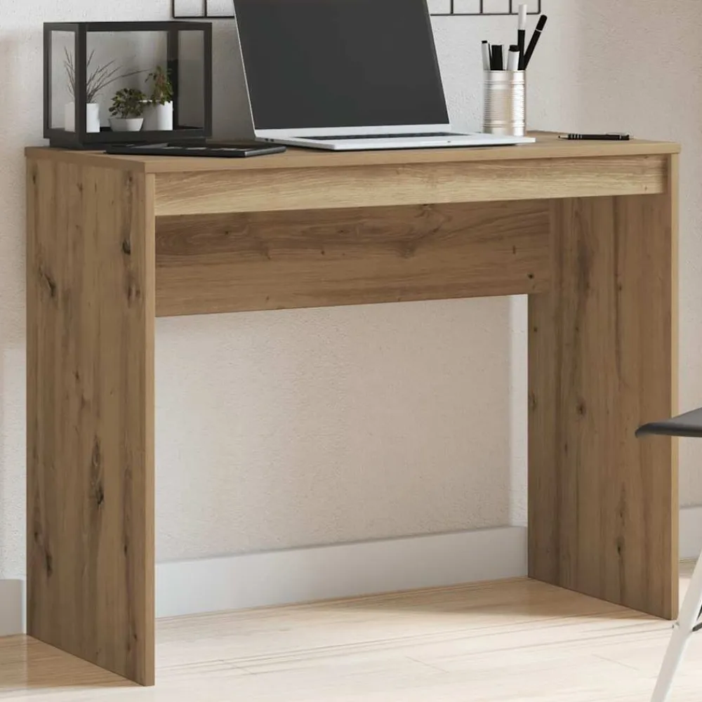vidaXL Mobiliario De Oficina-Escritorio de madera de ingeniería 90x40x72 cm