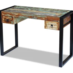 vidaXL Escritorio de madera maciza reciclada Discount