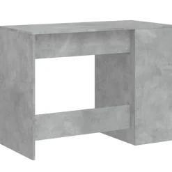 vidaXL Escritorio de madera de ingeniería gris hormigón 102x50x75 cm Gris hormigón Clearance