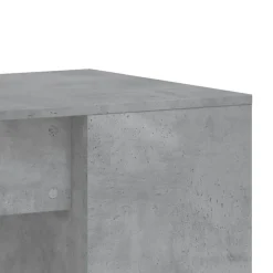 vidaXL Escritorio de madera de ingeniería gris hormigón 102x50x75 cm Gris hormigón Clearance