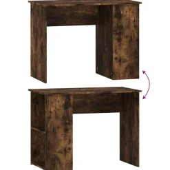 vidaXL Mobiliario De Oficina-Escritorio de madera contrachapada 100x55x75 cm