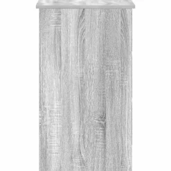 vidaXL Escritorio de madera contrachapada 90x45x76 cm Gris sonoma Outlet