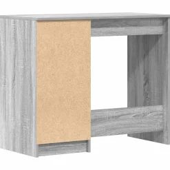 vidaXL Escritorio de madera contrachapada 90x45x76 cm Gris sonoma Outlet