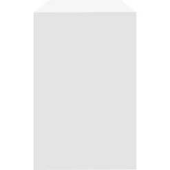 vidaXL Escritorio de madera contrachapada 101x50x76,5 cm Blanco Sale