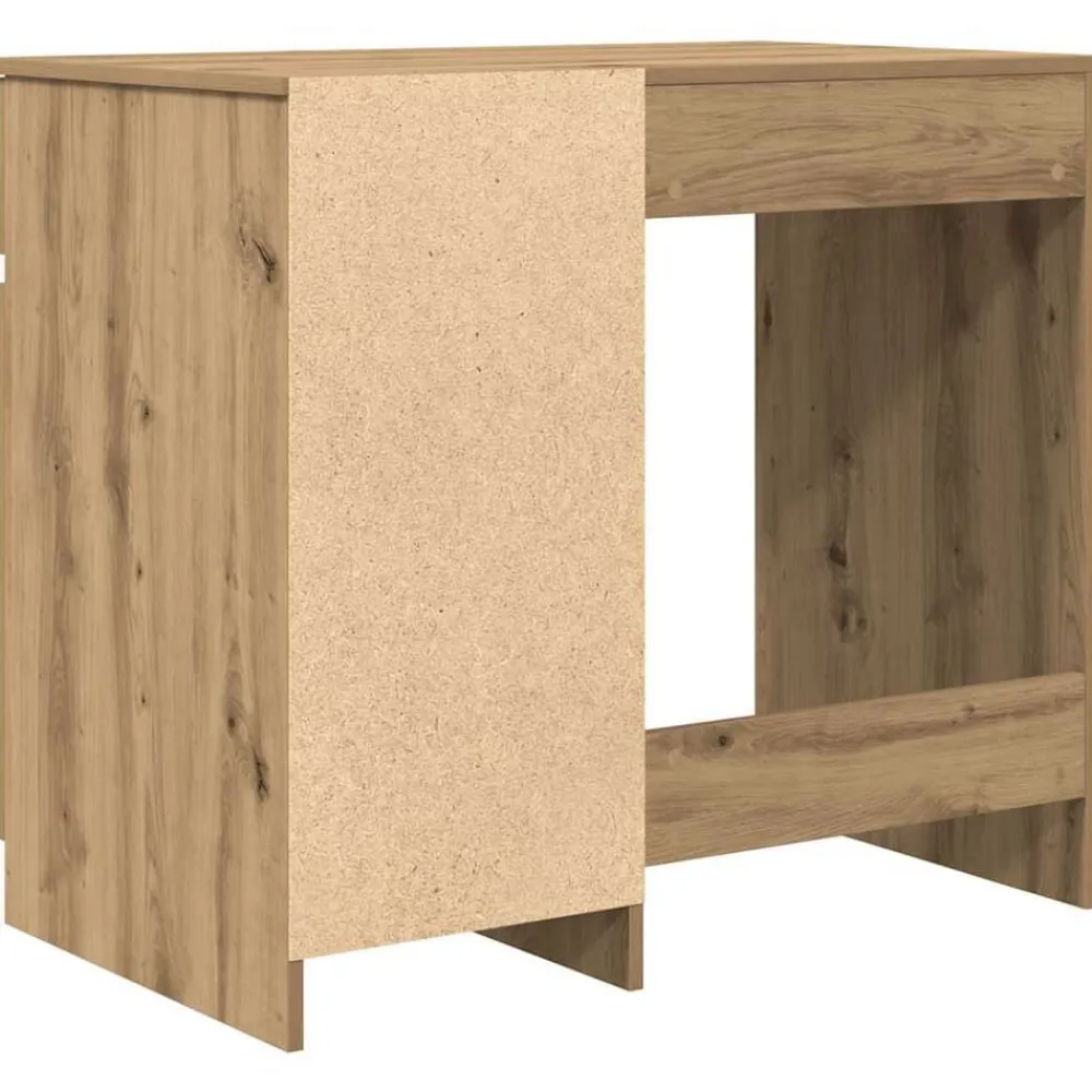 vidaXL Mobiliario De Oficina-Escritorio de madera de ingeniería 86x49x76 cm