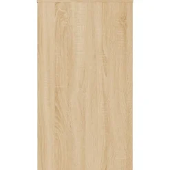 vidaXL Mobiliario De Oficina-Escritorio de madera contrachapada color roble 90x40x72 cm