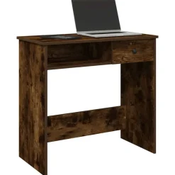vidaXL Mobiliario De Oficina-Escritorio de madera contrachapada 80x40x75 cm