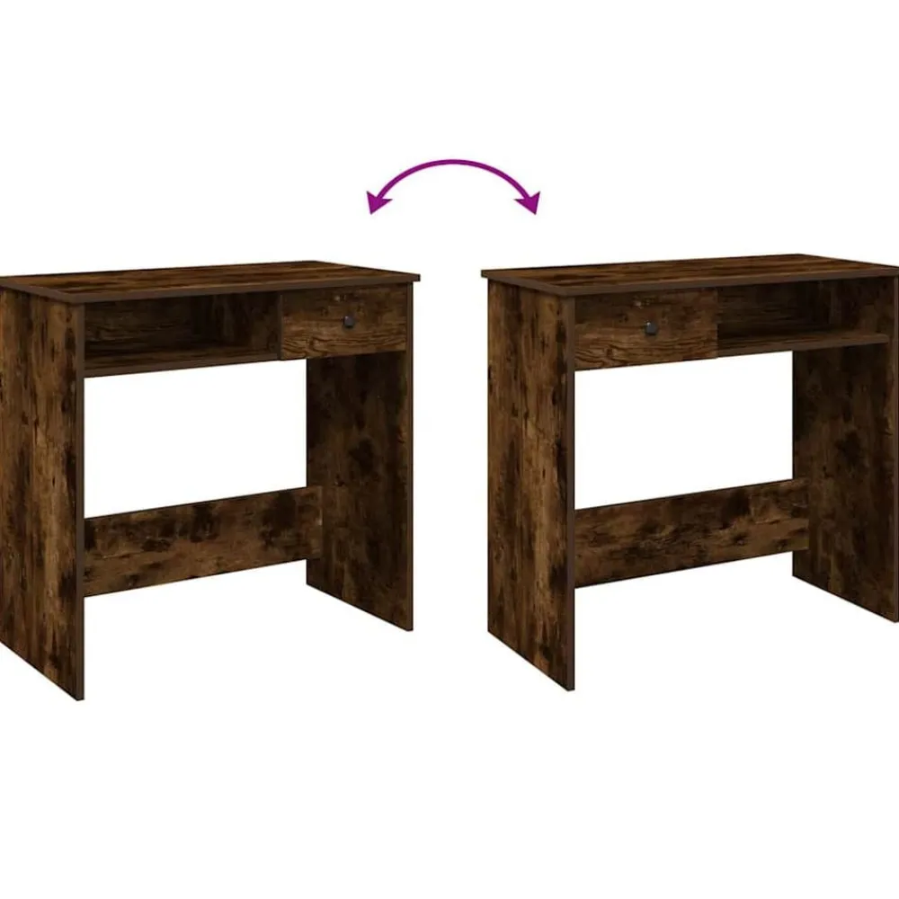 vidaXL Mobiliario De Oficina-Escritorio de madera contrachapada 80x40x75 cm