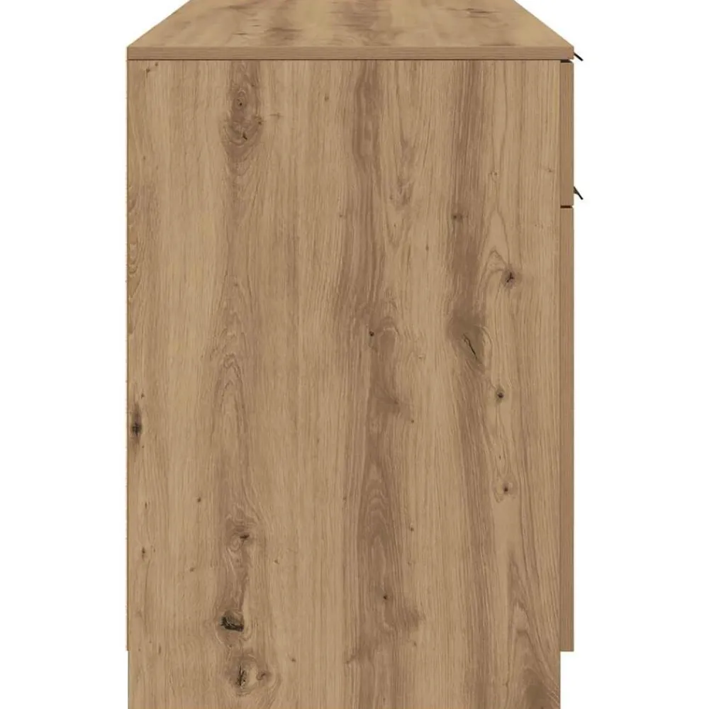 vidaXL Mobiliario De Oficina-Escritorio de madera de ingeniería 100x50x75 cm
