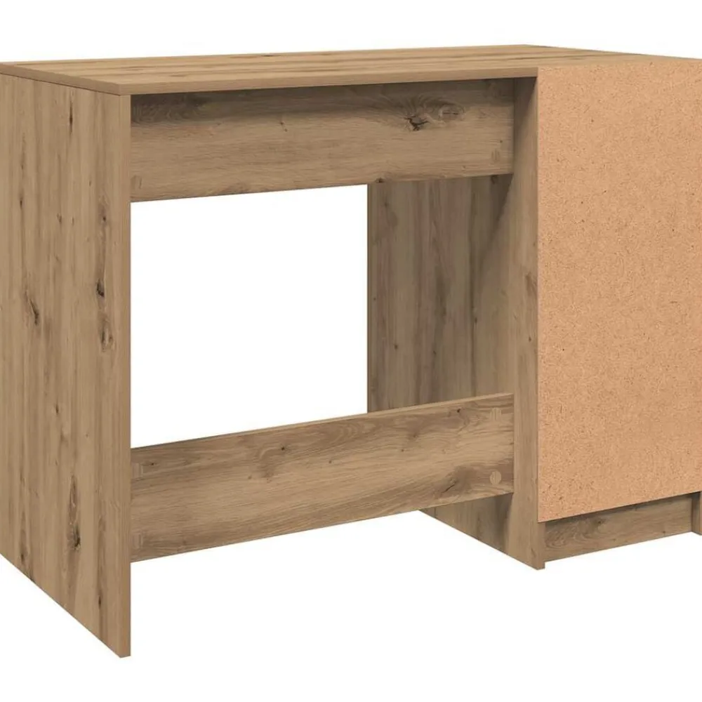 vidaXL Mobiliario De Oficina-Escritorio de madera de ingeniería 100x50x75 cm