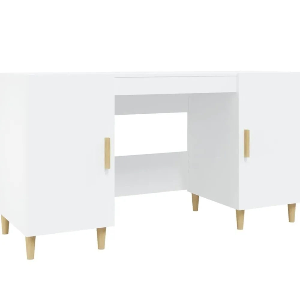 vidaXL Mobiliario De Oficina-Escritorio de madera contrachapada 140x50x75 cm