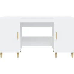 vidaXL Mobiliario De Oficina-Escritorio de madera contrachapada 140x50x75 cm