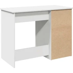 vidaXL Escritorio de madera de ingeniería 102x50x75 cm Blanco Clearance