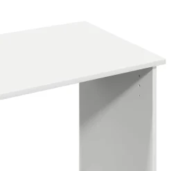 vidaXL Escritorio de madera de ingeniería 102x50x75 cm Blanco Clearance