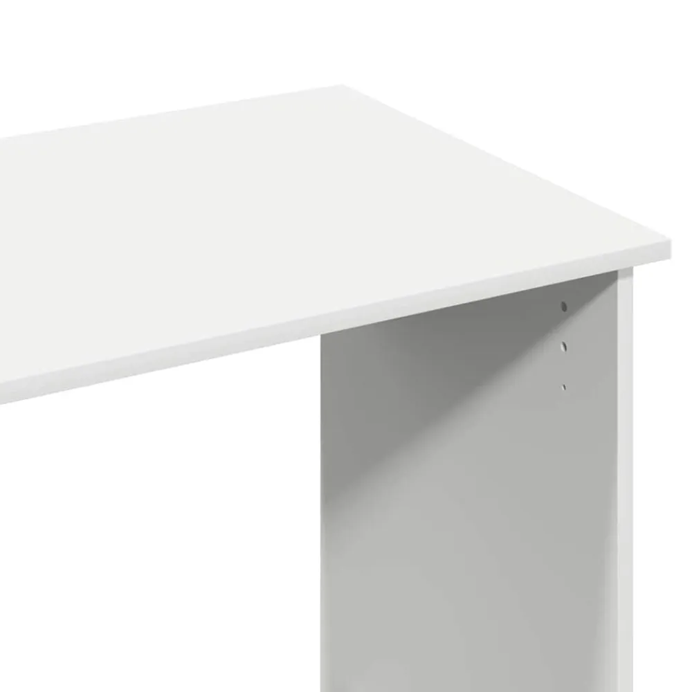vidaXL Escritorio de madera de ingeniería 102x50x75 cm Blanco Clearance