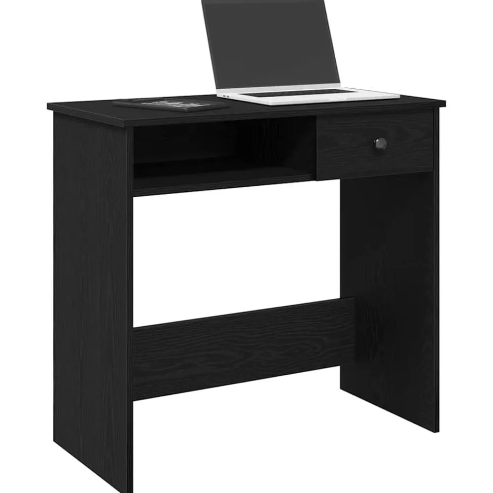 vidaXL Mobiliario De Oficina-Escritorio de madera contrachapada 80x40x75 cm