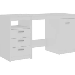 vidaXL Mobiliario De Oficina-Escritorio de madera contrachapada 140x50x76 cm