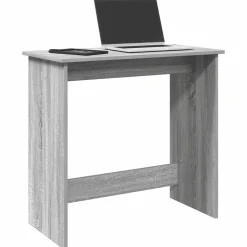 vidaXL Escritorio de madera contrachapada 80x40x75 cm Gris sonoma Outlet
