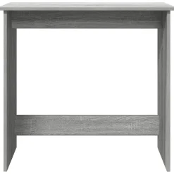 vidaXL Escritorio de madera contrachapada 80x40x75 cm Gris sonoma Outlet