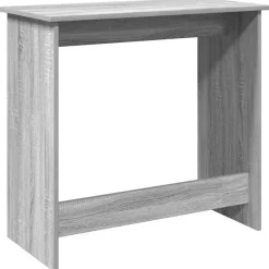 vidaXL Escritorio de madera contrachapada 80x40x75 cm Gris sonoma Outlet