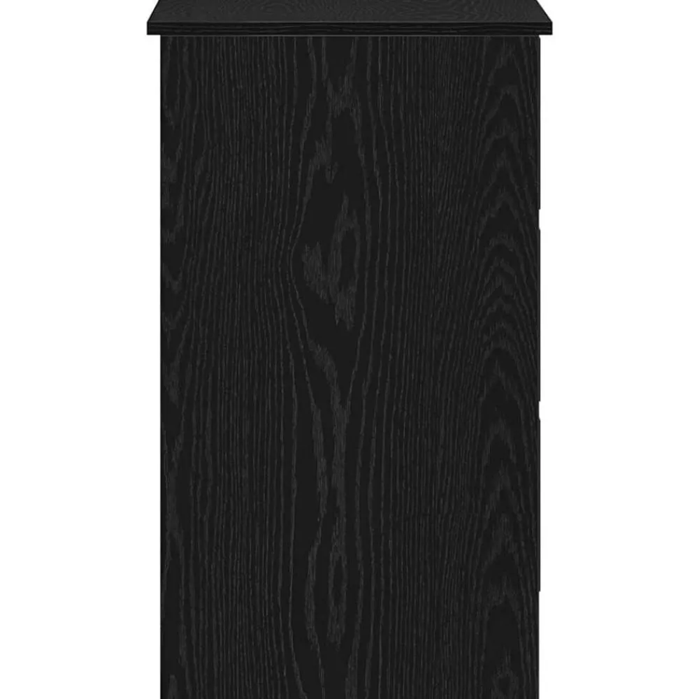 vidaXL Escritorio de madera contrachapada 90x45x76 cm Roble negro Hot