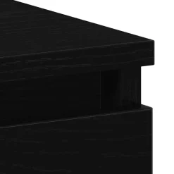 vidaXL Escritorio de madera contrachapada 90x45x76 cm Roble negro Hot