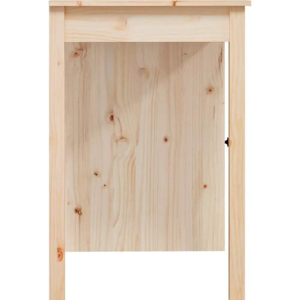 vidaXL Mobiliario De Oficina-Escritorio de madera maciza de pino 100x50x75 cm