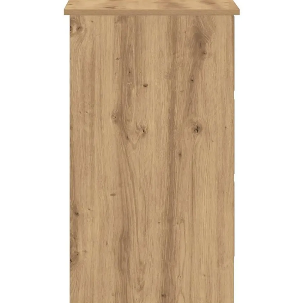 vidaXL Escritorio de madera de ingeniería 90x45x76 cm Roble artisan Outlet