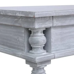 vidaXL Mobiliario De Oficina-Escritorio de madera maciza de caoba 115x50x78 cm
