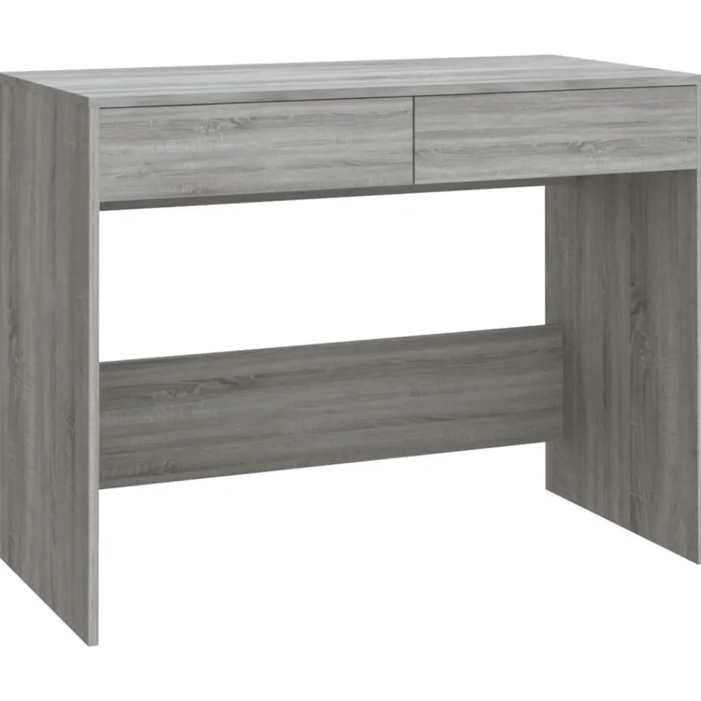 vidaXL Mobiliario De Oficina-Escritorio de madera de ingeniería 101x50x76,5 cm