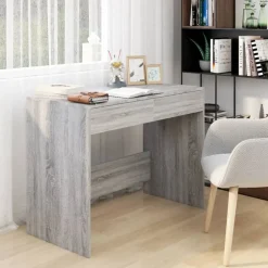 vidaXL Mobiliario De Oficina-Escritorio de madera de ingeniería 101x50x76,5 cm