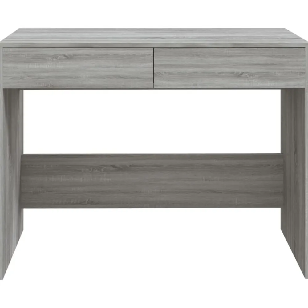vidaXL Mobiliario De Oficina-Escritorio de madera de ingeniería 101x50x76,5 cm