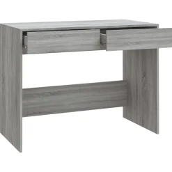 vidaXL Mobiliario De Oficina-Escritorio de madera de ingeniería 101x50x76,5 cm